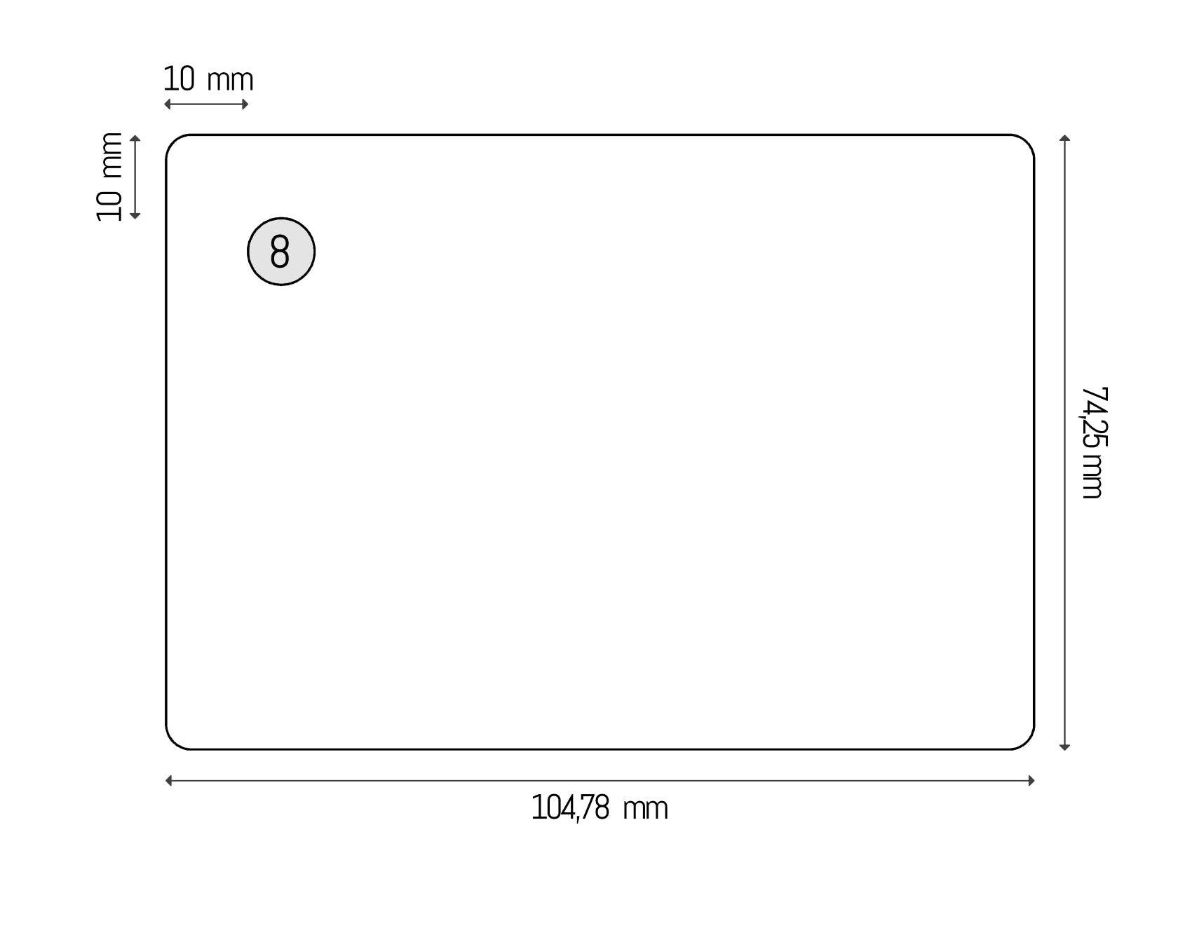 GRAPHIPLAST® Etikett 9260-50