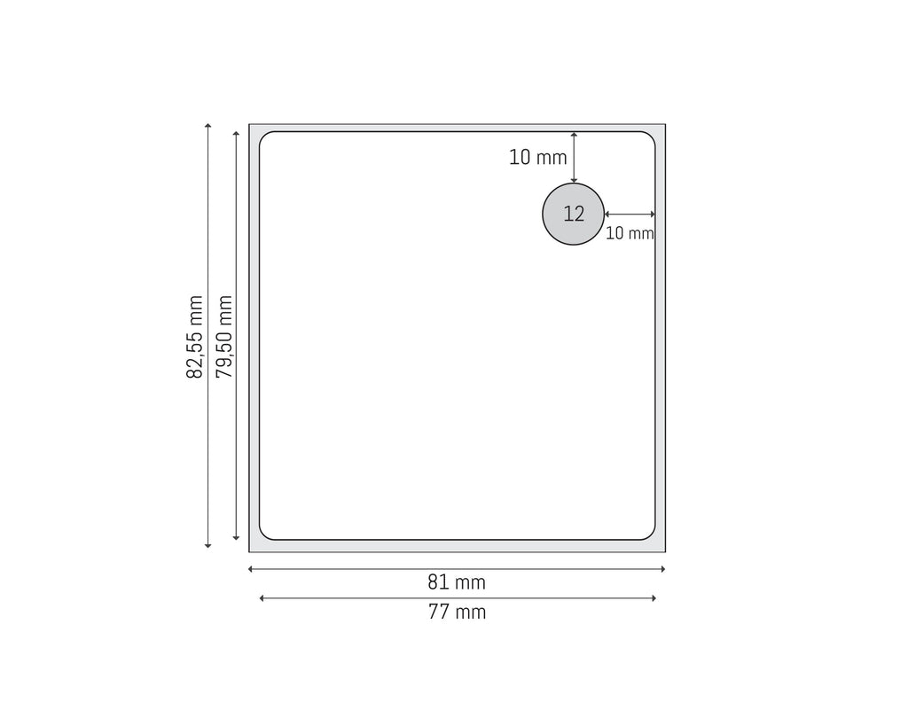 GRAPHIPLAST® Etikett 9500-80